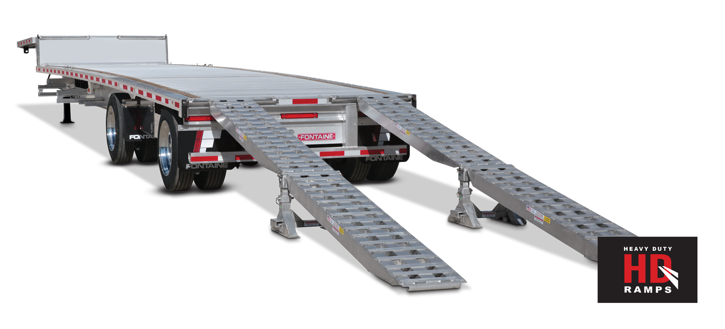 HD Ramps - Step Deck Ramps / Load Leveler Kit - 4 bunk. 23,500 ramp capacity