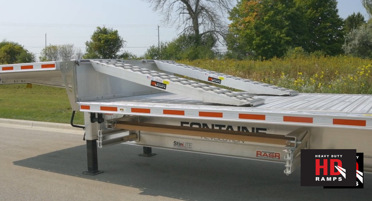 HD Ramps - Step Deck Ramps / Load Leveler Kit - 4 bunk. 23,500 ramp capacity